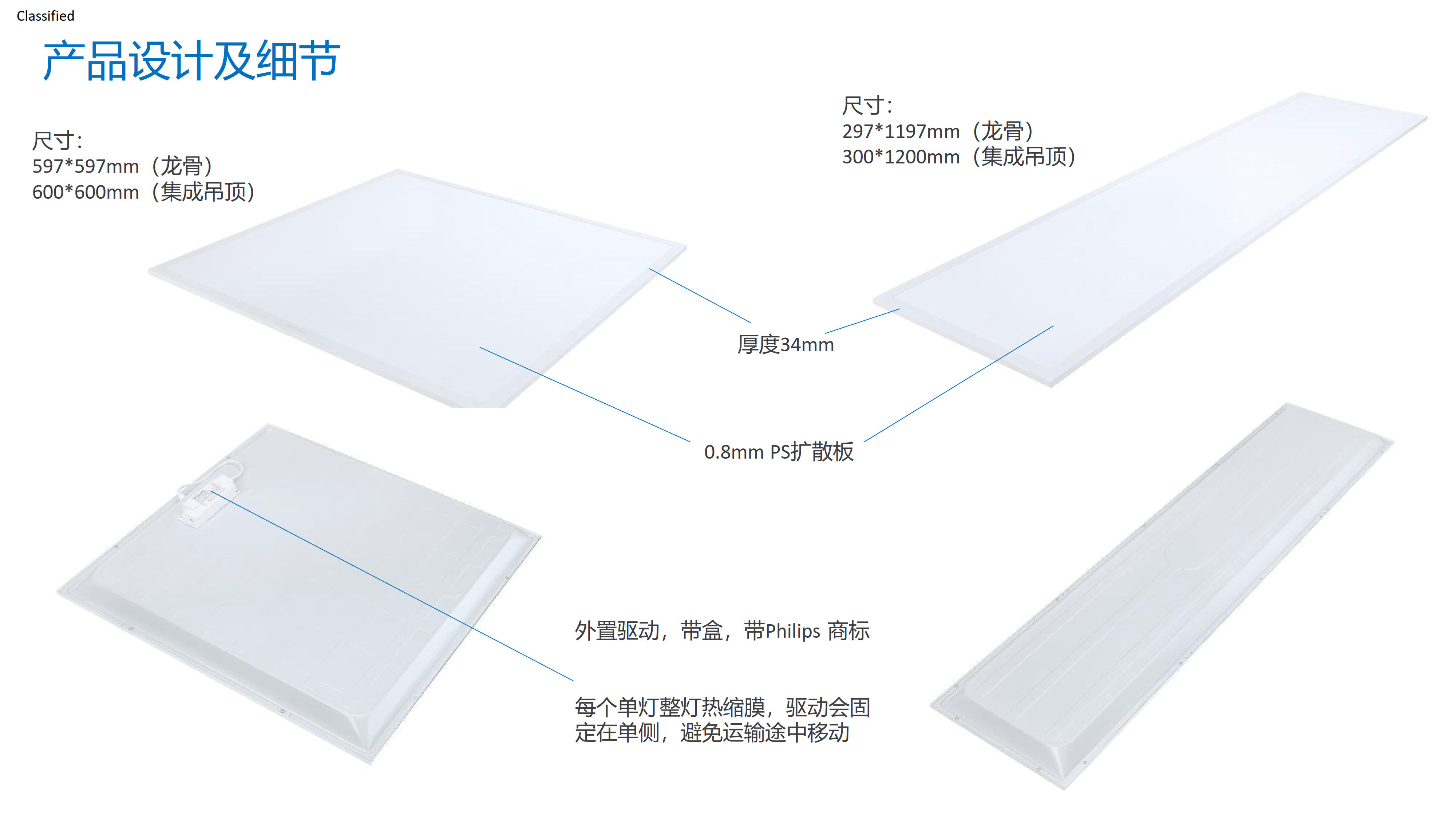 PHILIPS LED panel light RC037V LED28S/840 W60L60 911401866184