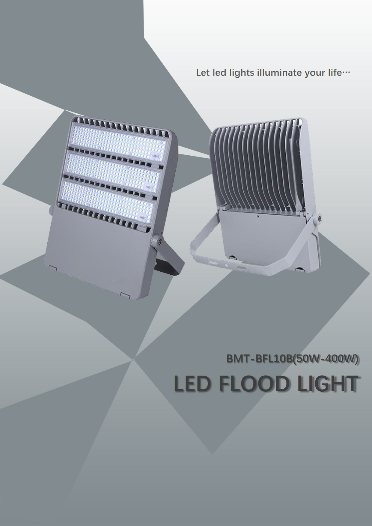PHILIPS OEM LED Flood Light BMT-BFL10B Heat Sink Outdoor Ip65 Waterproof 50w 100w 200w 300w 400W Led Road Lamp