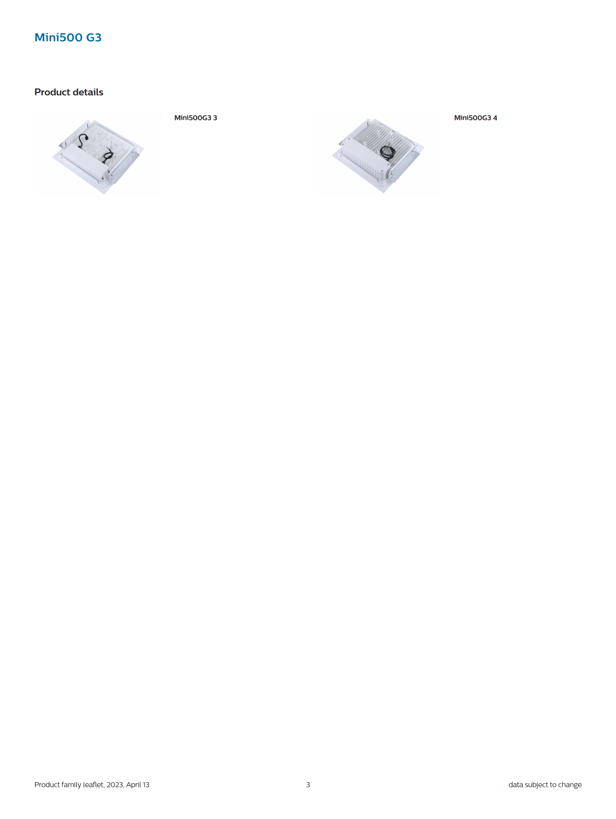 PHILIPS PETROL STATION BCP500 G2 LED125/NW GU5.3 S-WB 911401540151