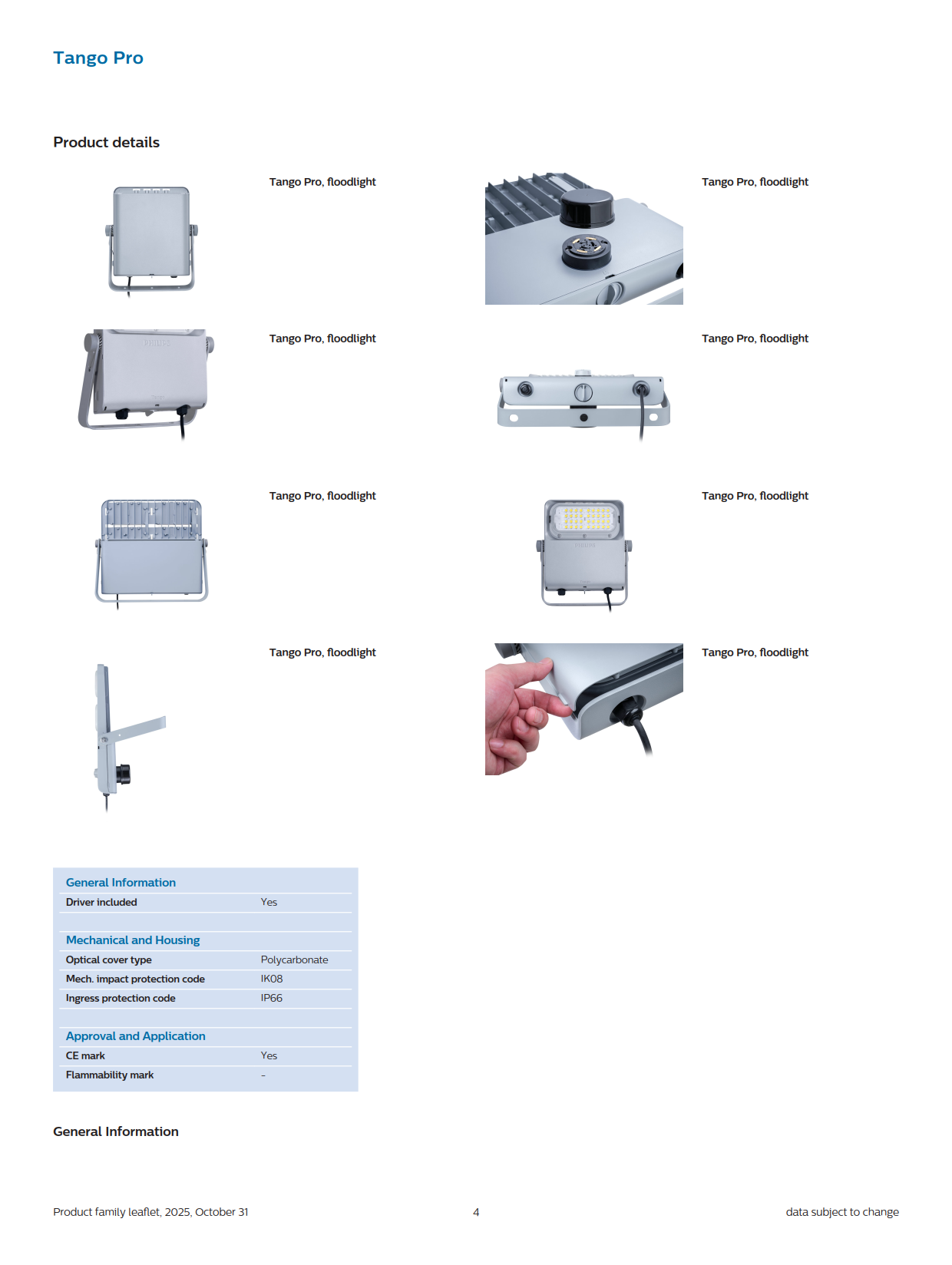 PHILIPS LED Flood Light BVP565 LED672/757 430W EP S6 911401613409 PHILIPS LED Flood Light BVP565 LED672/757 430W EP S6 911401613409