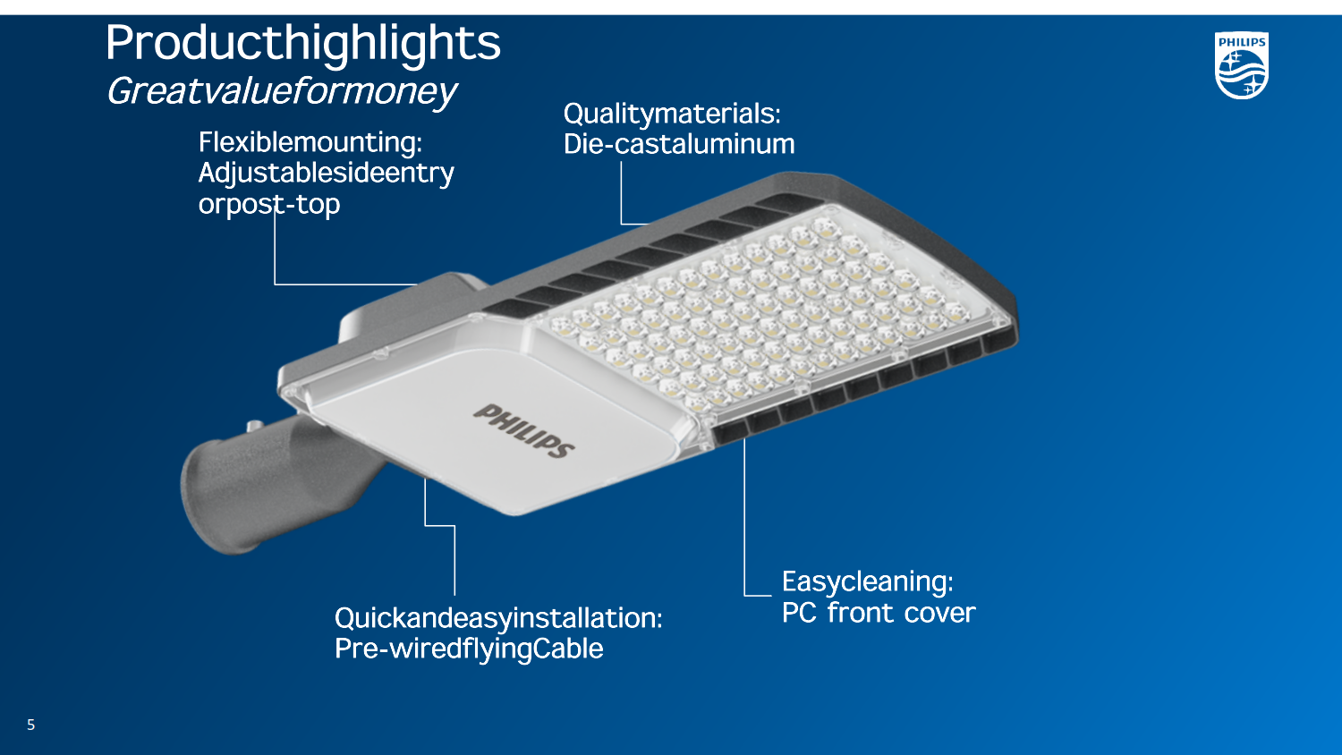 PHILIPS LED street light BRP262 LED119/NW 70W 220-240V DM0 911401905193 PHILIPS LED street light BRP262 LED119/NW 70W 220-240V DM0 911401905193