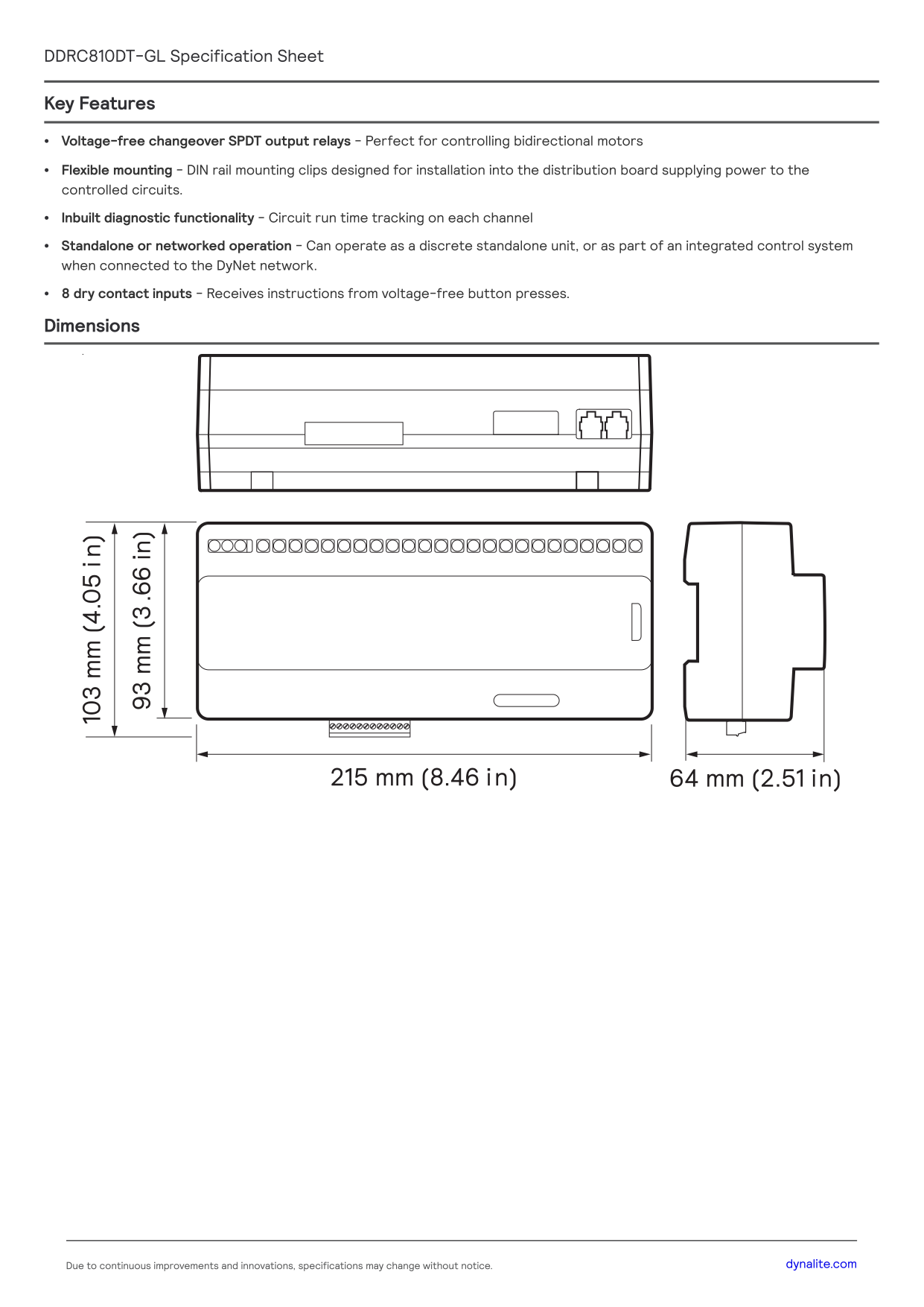 Signify Dynalite PHILIPS Dynalite DDRC810DT-GL Relay Controller 913703052009 Signify Dynalite PHILIPS Dynalite DDRC810DT-GL Relay Controller 913703052009