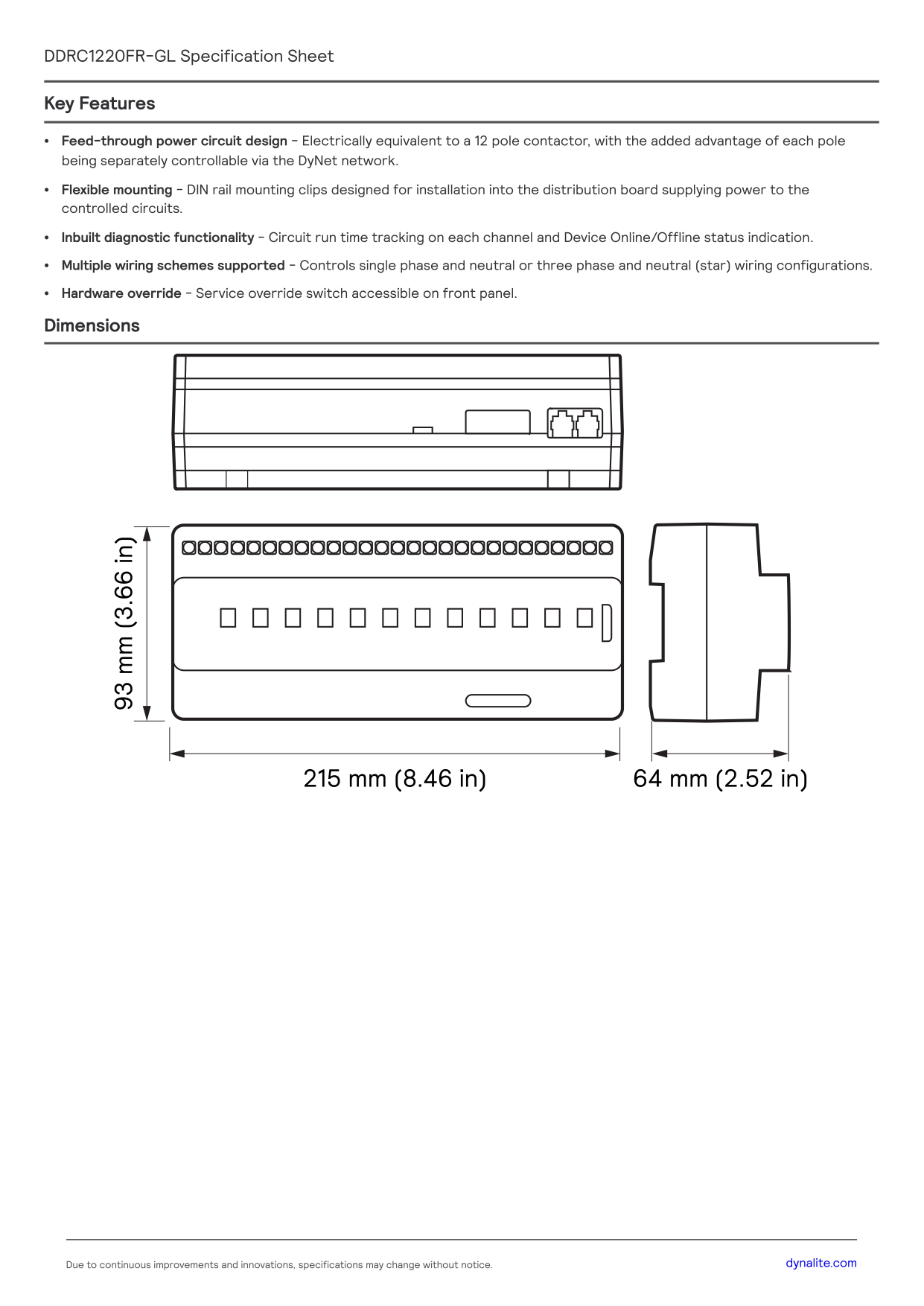 Signify Dynalite PHILIPS Dynalite DDRC1220FR-GL Twelve-Channel Relay Controller 913703243009 Signify Dynalite PHILIPS Dynalite DDRC1220FR-GL Twelve-Channel Relay Controller 913703243009