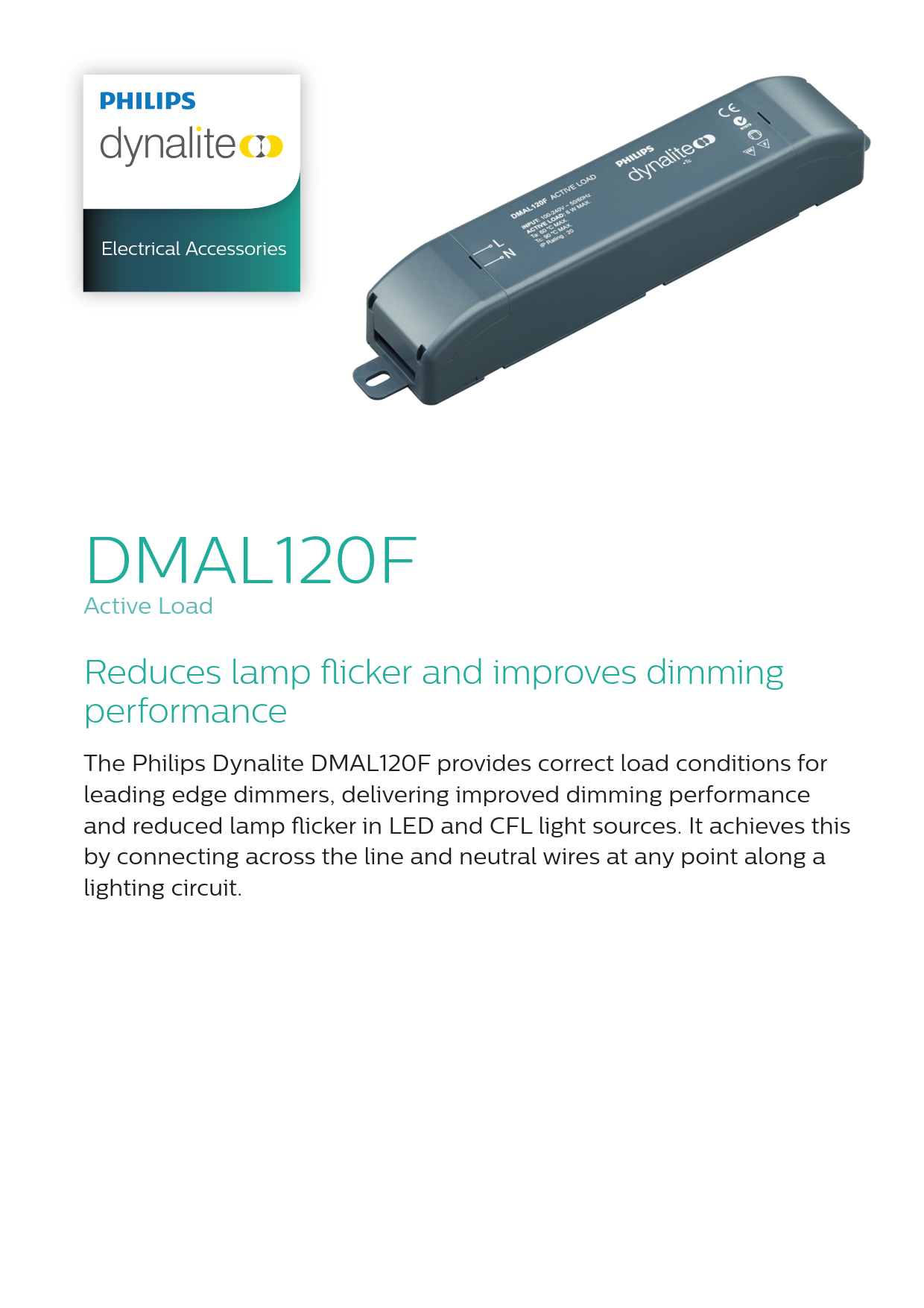 Signify Dynalite PHILIPS Dynalite DMAL120F Active Load 913703061609