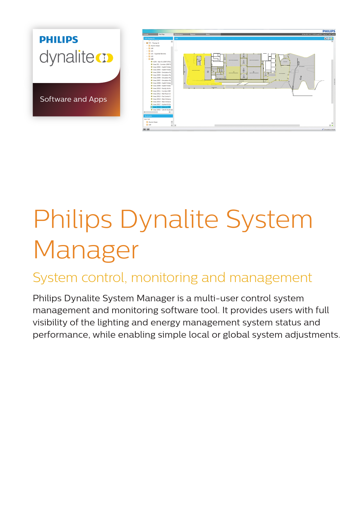 Signify Dynalite PHILIPS Dynalite Philips Dynalite System Manager SW913703089909 Signify Dynalite PHILIPS Dynalite Philips Dynalite System Manager SW913703089909