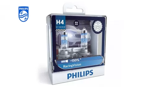 PHILIPS RacingVision car headlight bulb  H4 12V 60/55W P43t-38 12342RVS2  867000140346