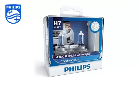 ​PHILIPS CrystalVision Headlight bulb H7 12V 55W PX26d 12972CVSM 867000118983