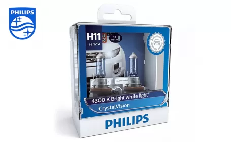 ​PHILIPS CrystalVision Headlight bulb H11 12V 55W PGJ19-2 12362CVSM 867000118991