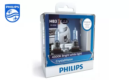 ​PHILIPS CrystalVision Headlight bulb HB3 12V 60W P20d 9005CVSM 867000119014
