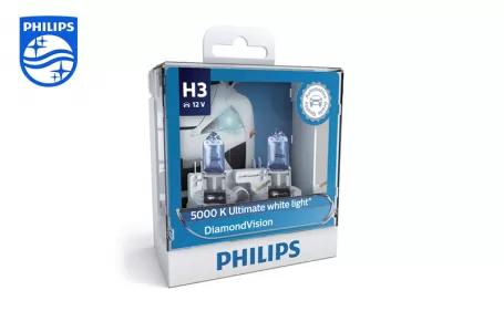 Philips DiamondVision Headlight bulb H3 12V 55W P14.5s 12336DVS2 867000100668