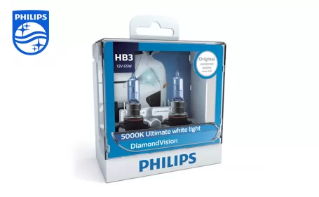 Philips DiamondVision Headlight bulb ​HB3 12V 60W P20d 9005DVS2 : 867000119181