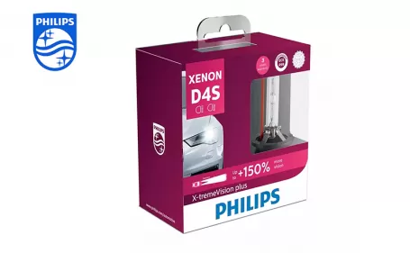 PHILIPS Xenon X-tremeVision gen2 car headlight bulb D4S 42V 35W 42402XV2X2 P32d-5 867000142767