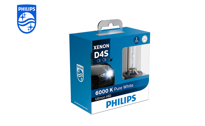 PHILIPS Xenos Ultinon HID Headlight bulb D4S 42V 35W 42402WXX2 P32d-5 867000100236