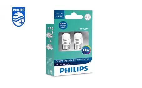 PHILIPS Ultinon LED Headlight bulb T10 12V 5W 11961ULWX2 W2,1x9,5d  8727900398816