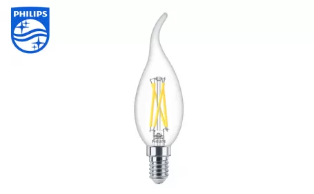 PHILIPS Dimmable bulb MAS LEDCandle DT 2.5-25W E14 BA35 CL G 929003071302