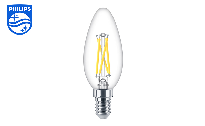PHILIPS Dimmable bulb MAS LEDCandle DT 3.4-40W E14 927 B35 CL G 929003012282